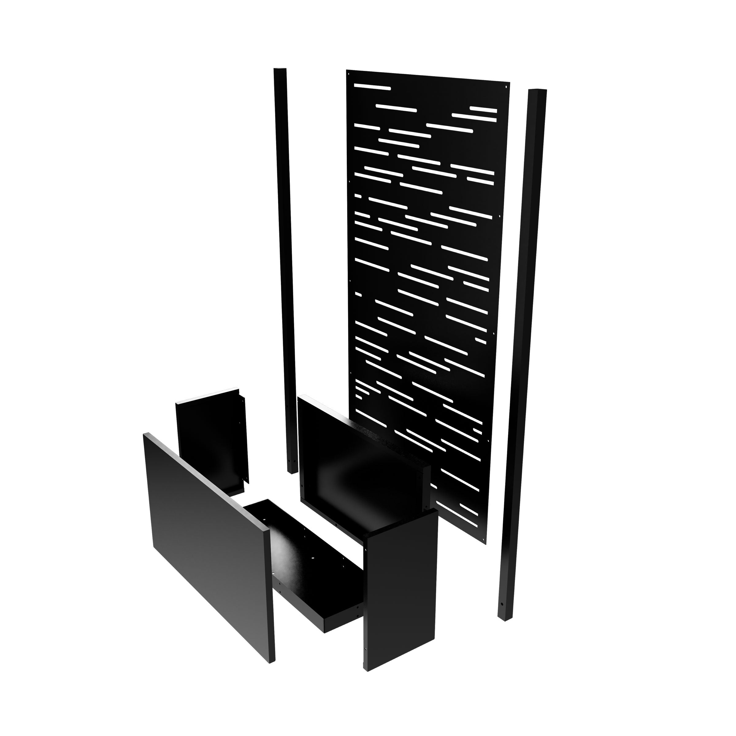 Jardinière et écran en aluminium Hideaway - SIMPLE FACE - *PRÉCOMMANDEZ MAINTENANT ET ÉCONOMISEZ*
