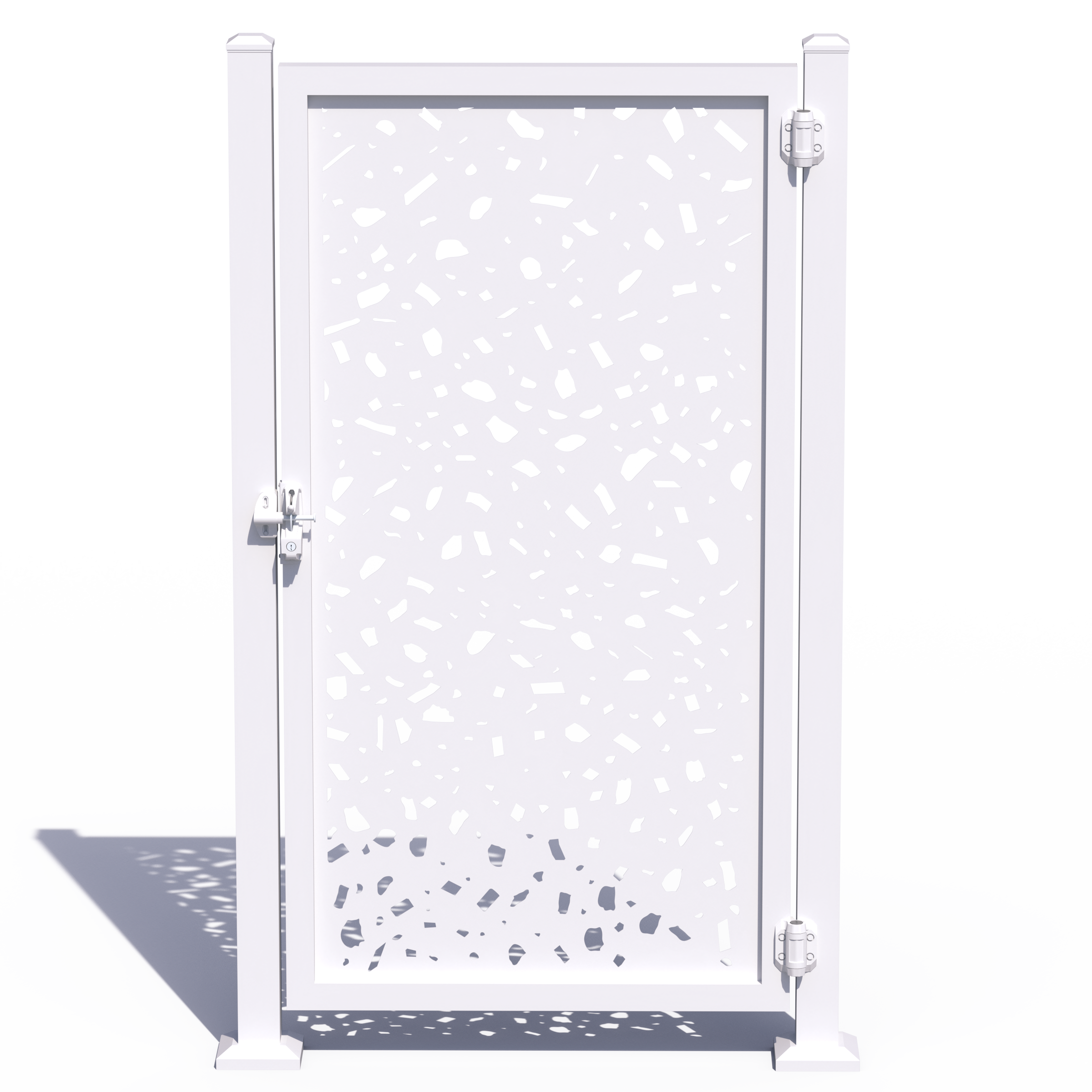 Custom Width Privacy Gate (River Rock) 68"H