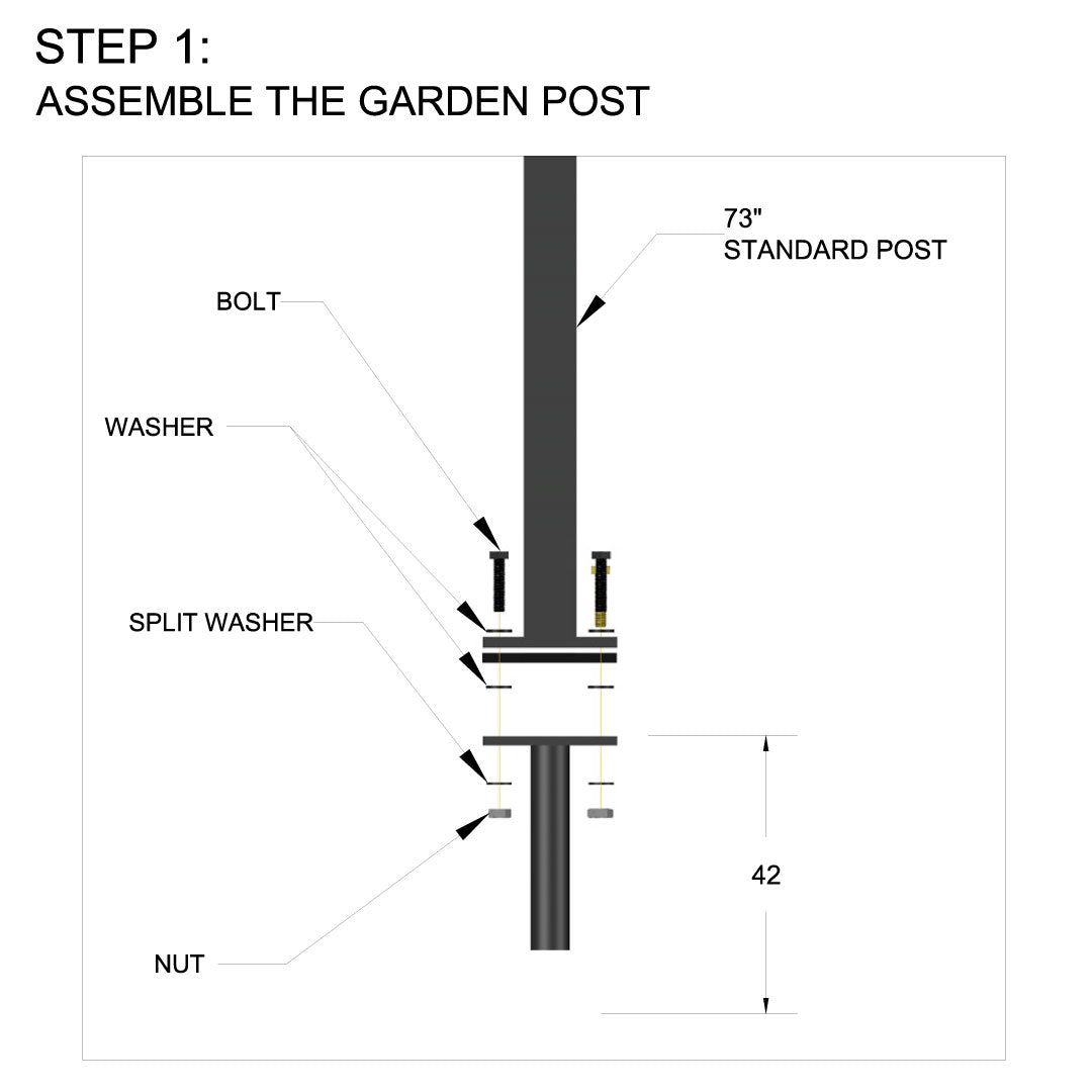 In-Ground Garden Post