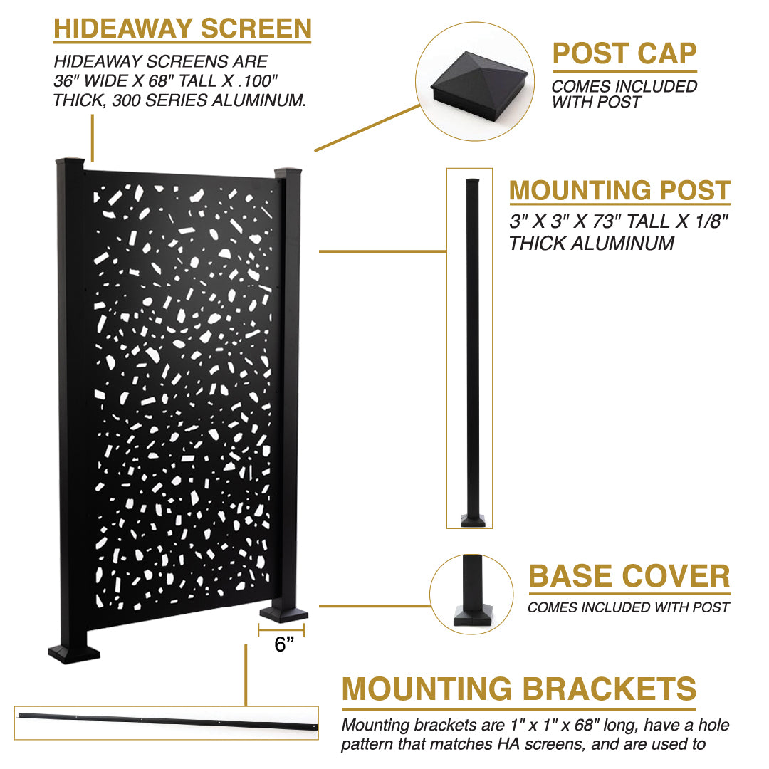 Privacy Screen (River Rock)