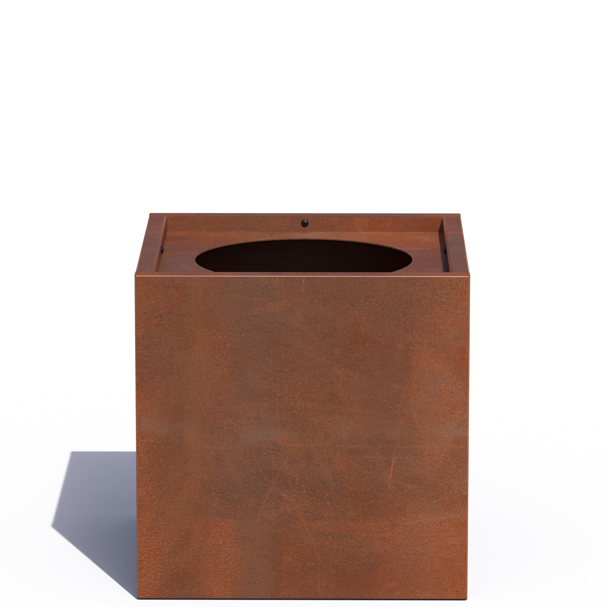 Corten Cube Planter