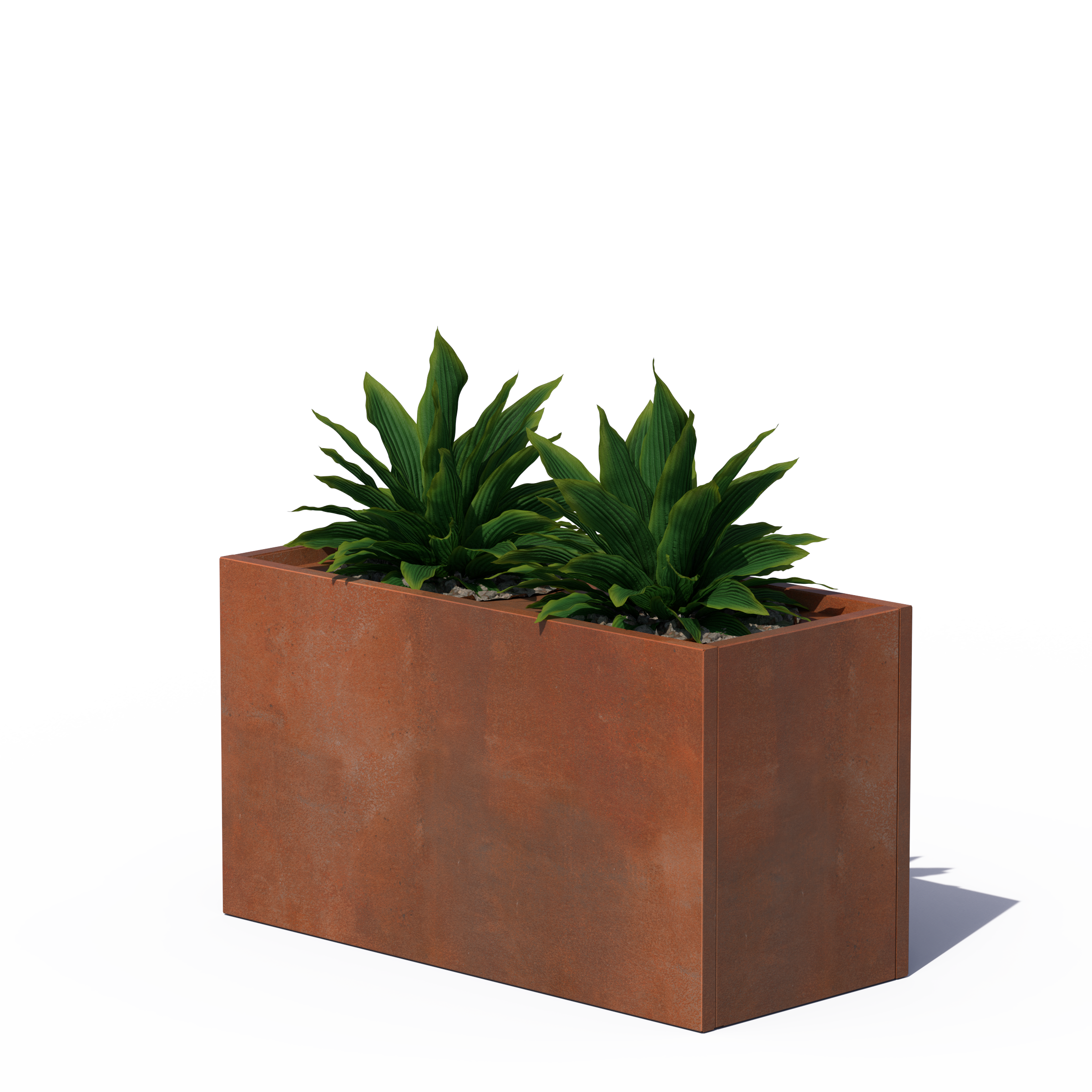 Corten Rectangle Planter