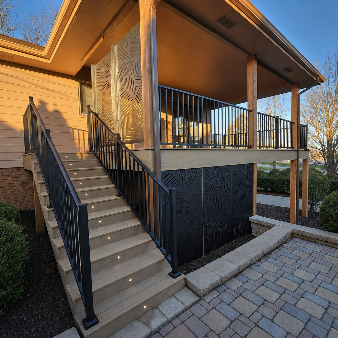 Custom Width Privacy Screen (Maui) 68"H - HIDEAWAY Canada
