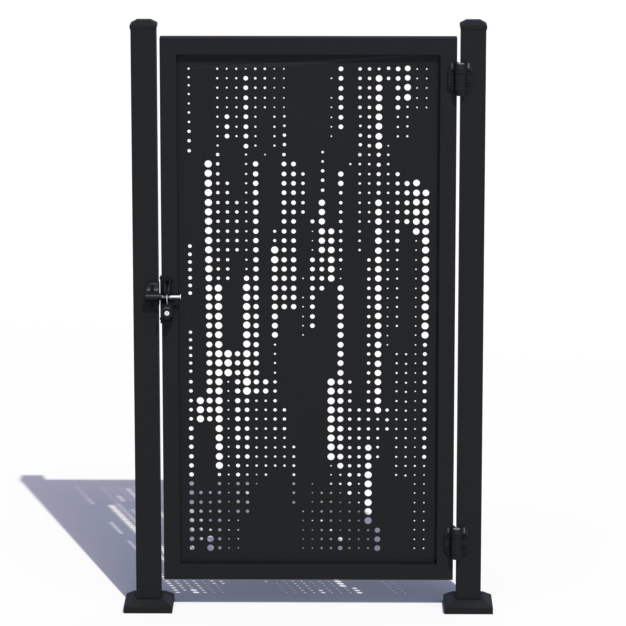 Custom Width Privacy Gate (Rain) 68"H