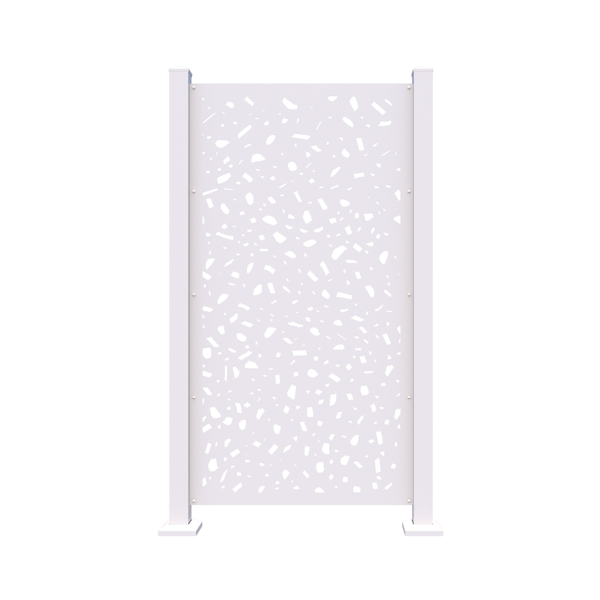 Custom Width Privacy Screen (River Rock)